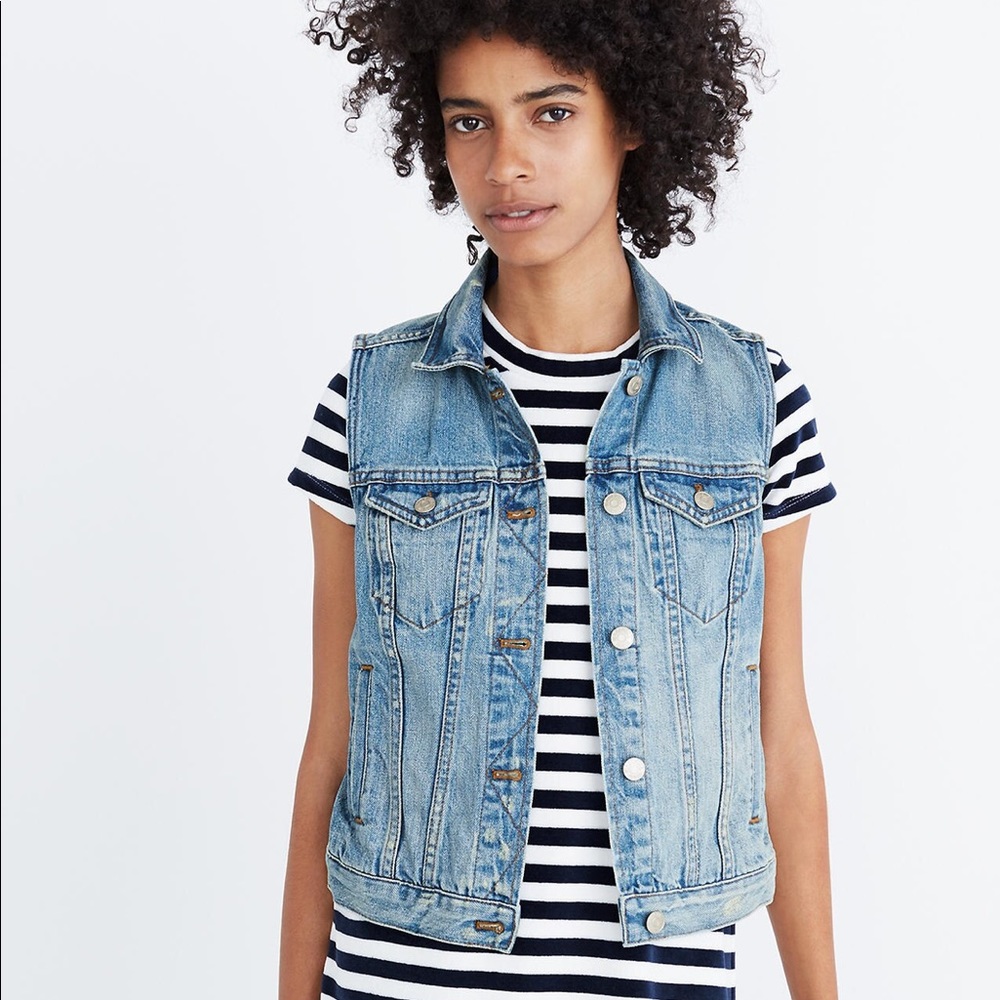 Madewell Jean Vest